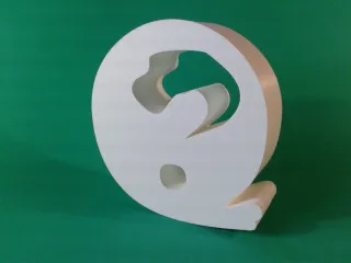 Ghost QUESTION MARK, nestable box (v2)