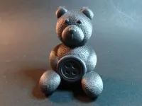 Tiny Button Teddy Bear-5