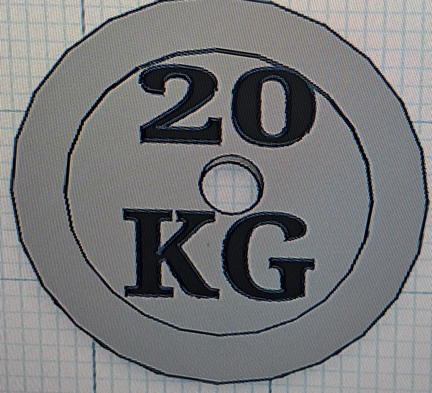 keychain 20 kg weight