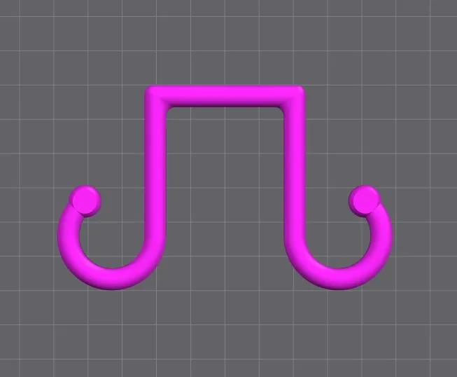 Shower Curtain Hooks for square bar