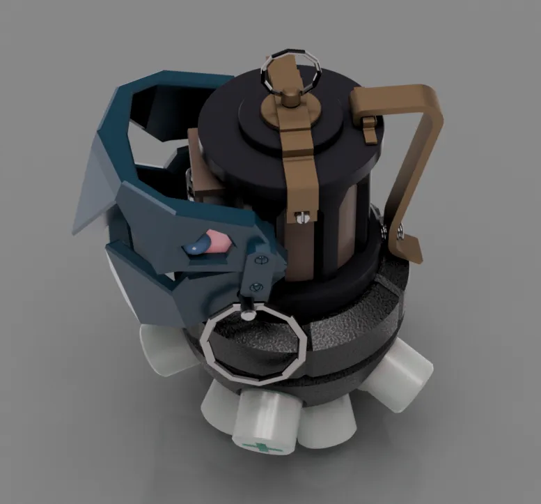 Jinx's Grenade - 3D Printable Model from "Arcane" and "Leagu