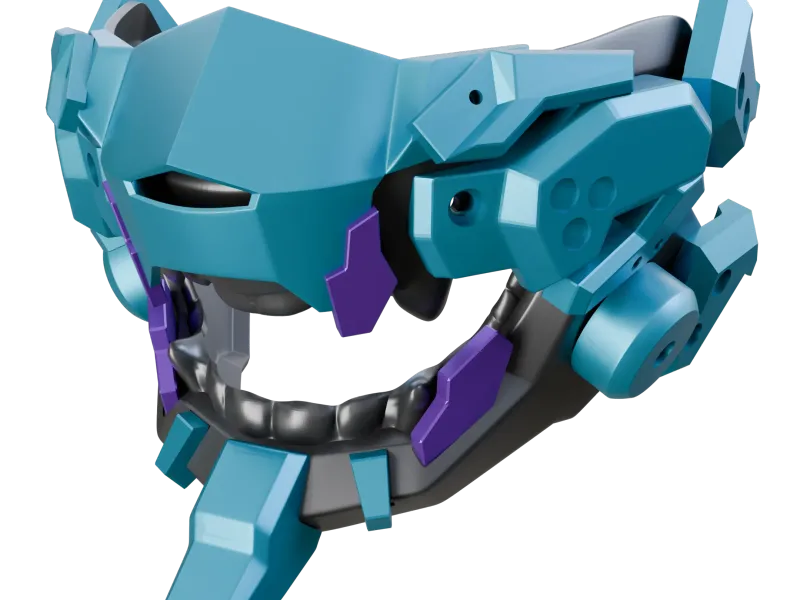 Evangelion Mask | Multi-parts STL/3mf