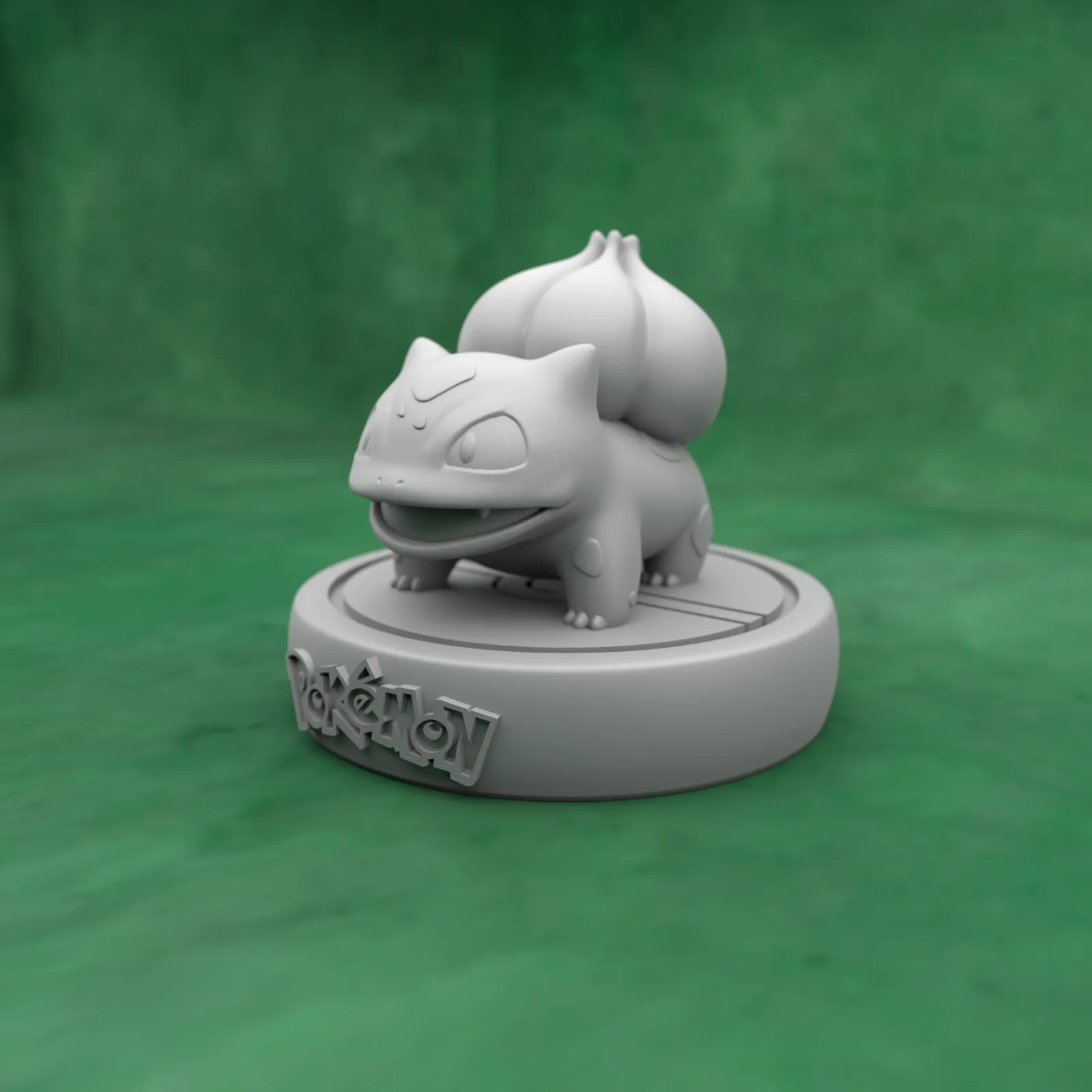 Bulbasaur - Bulbizarre (Pokémon) - STL - Impression 3D