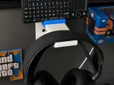 Headset Holder - Keyboard Holder Attachment-1