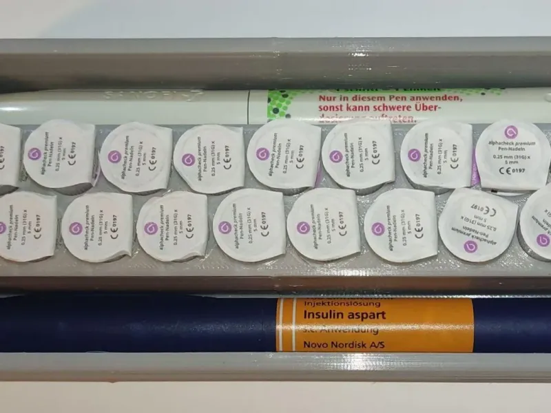 Porte-stylos et aiguilles pour diabétiques