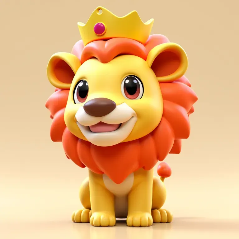 Cute lion