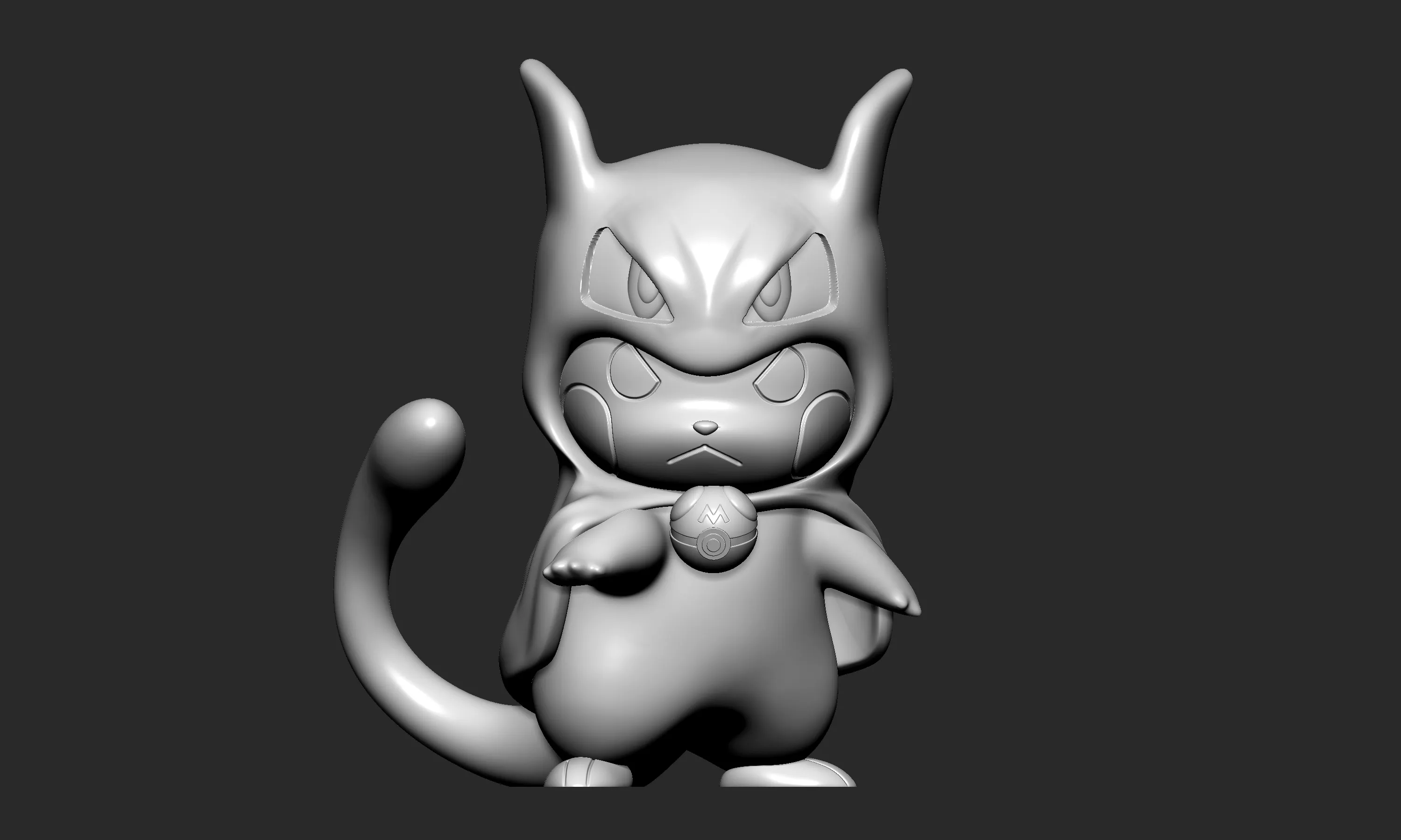 Pokemon - Pikachu Cosplay Mewtwo