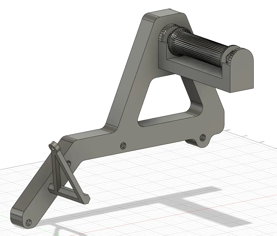 Creality K1 Max Side Mounted Spool Holder - With PFTE Guide REMIX by ThomaS, Download free STL model