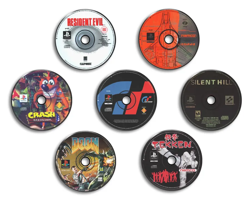 Wall Art - CD ROM Playstation PSX