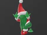 Grinch themed rude gnome-0