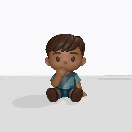 Thinking boy 