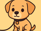 Chibi Puppy Pin-0