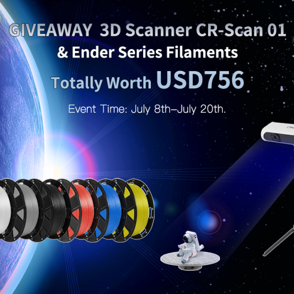 😍Win Creality 3D Scanner CR-Scan 01! Giveaway time!!! How to enter👇 : 1