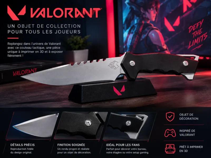 Valorant Nahkampf-Standardmesser Taktisches Messer