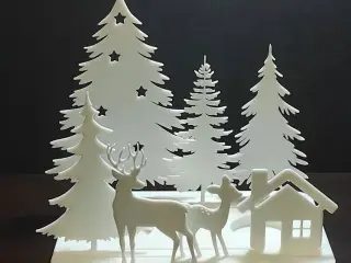 Christmas Decor – Winter Story Scene Set