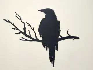 Raven wallart