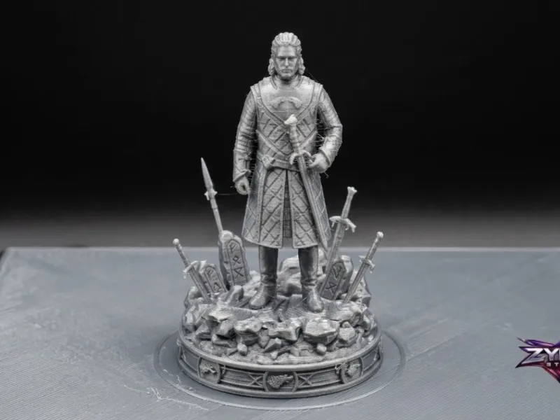 Jon Snow STL Game of Thrones Figure 3D Print Model