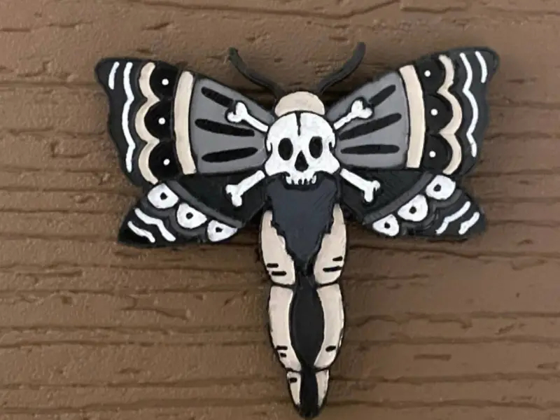 Death's Head Moth Magnet