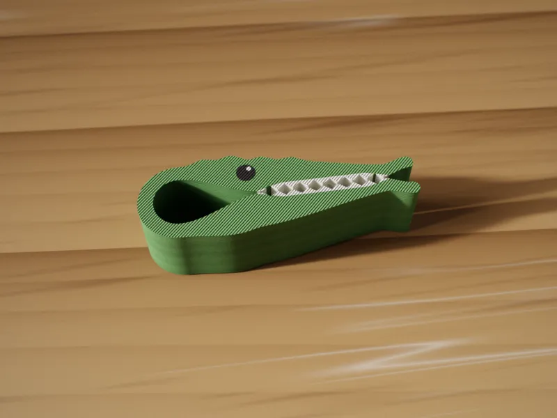 Crocodile Bag Clip