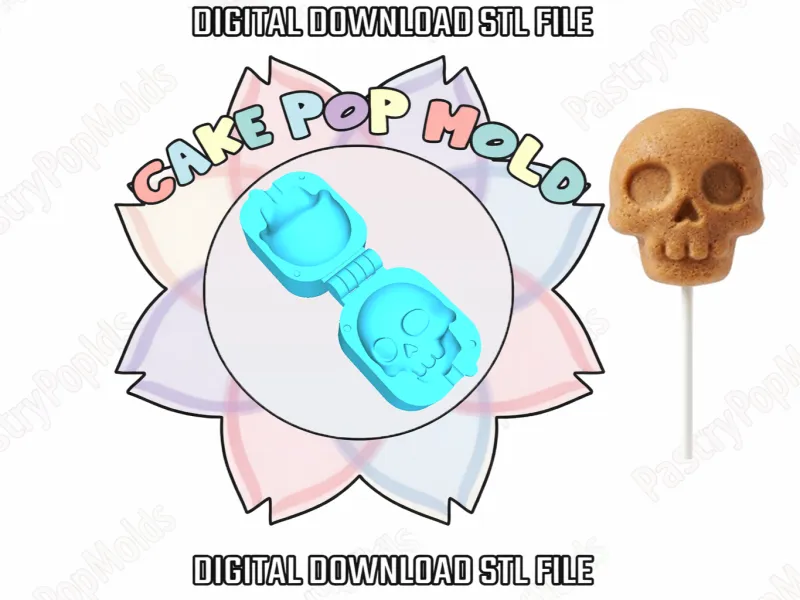 Skull Cake Pop Mold