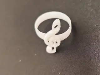 Anillo con la nota SOL.