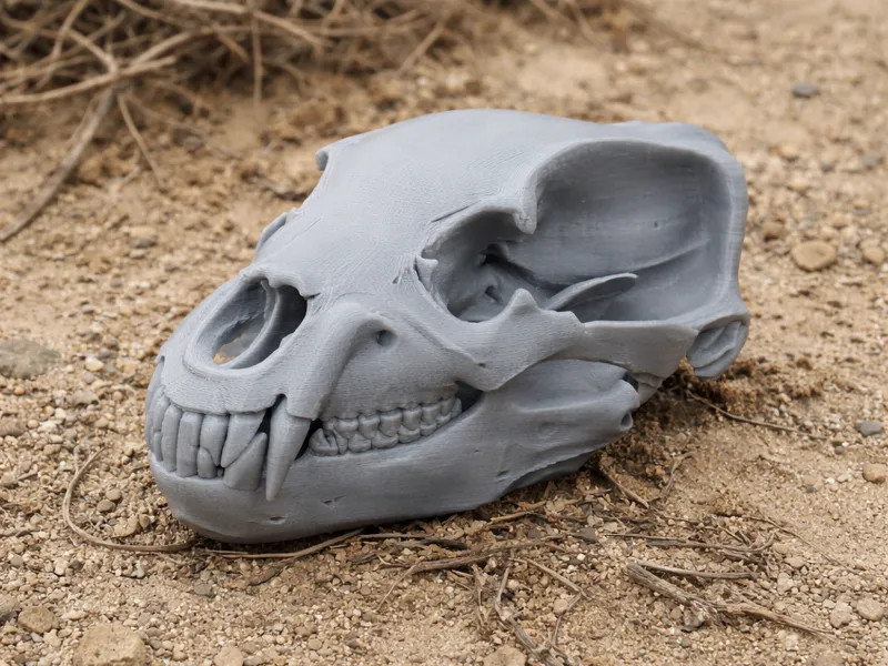 Brown Bear Skull