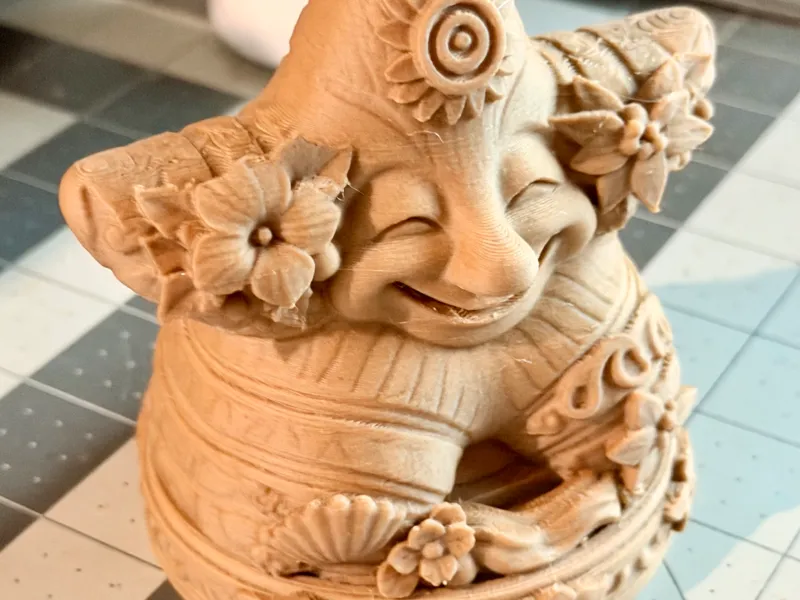 Seestern-Tiki-Weihnachtsornament 4"