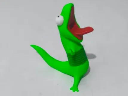 Funny Green Chameleon - NO AMS