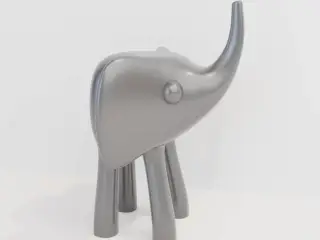 elephant cute abstract sculpture