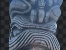 6 foot tall yard tiki