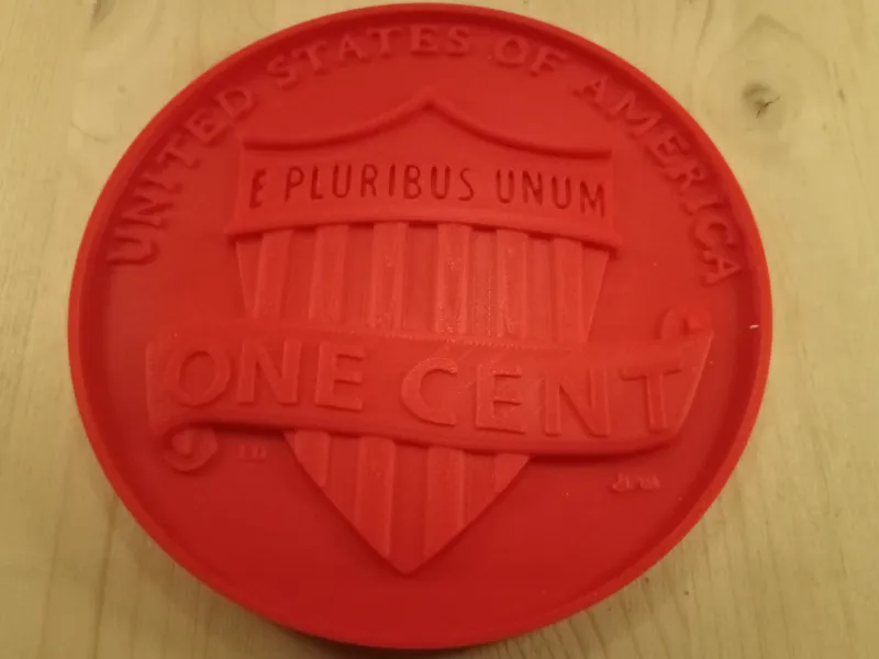 Retro a scudo del centesimo di Lincoln - Pagamento contactless - Cover per carte di credito