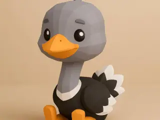 Mini Ostrich