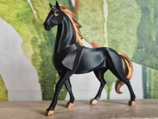 Sculpture decoration cheval moderne