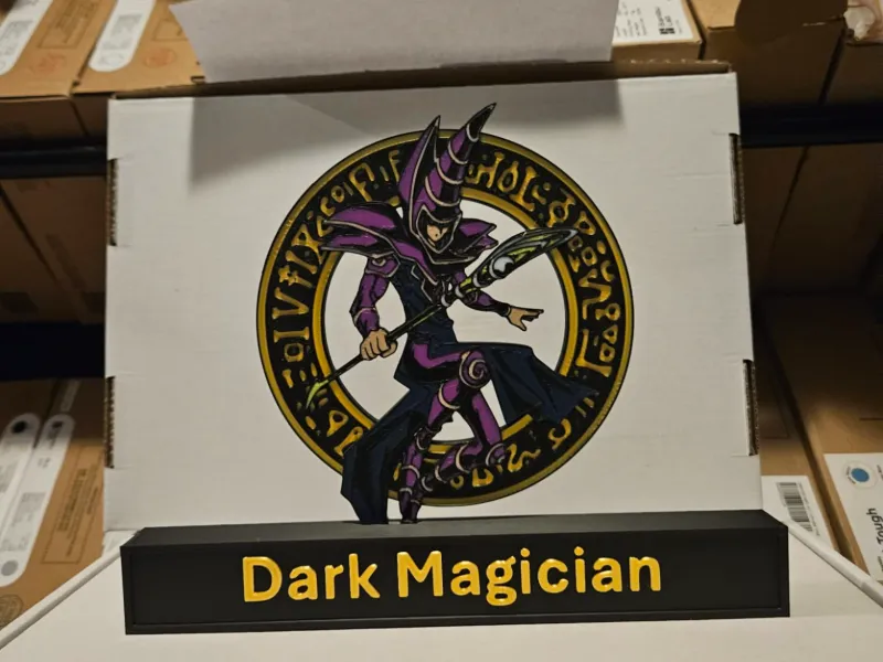 Yu-Gi-Oh - Dark Magician display