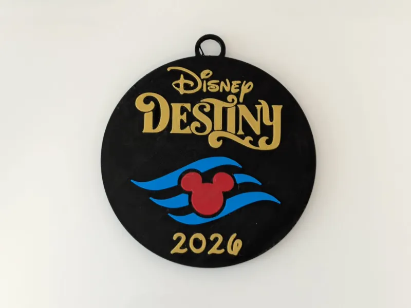 DCL Destiny-Inspired Cruise Ornament 2026 | Black & Gold