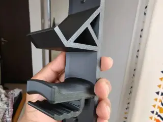 Controller and Headphone wall mount stand with Cable holder