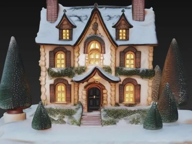 Weihnachtsdorf | LED Christmas Village House