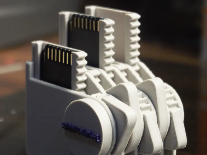 Mechanical Elevating Pop-Up SD Card Holder