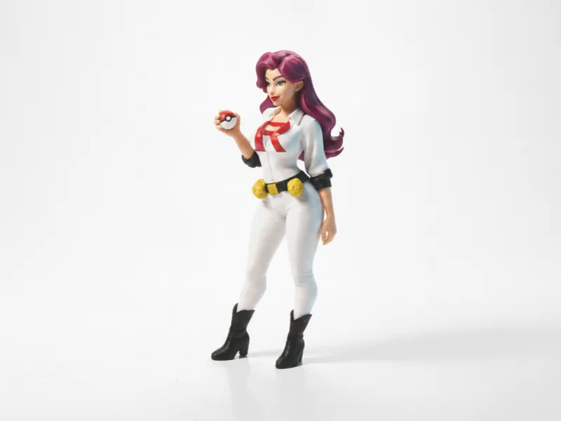 Pokegirl Figurine Pokemon Collectible 3D Printable
