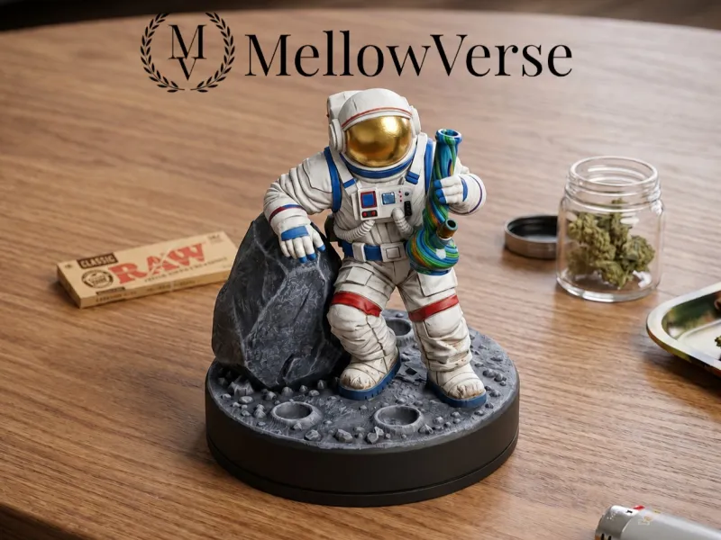 Astronaut Herb Grinder - 2-Part Magnetic - MellowVerse