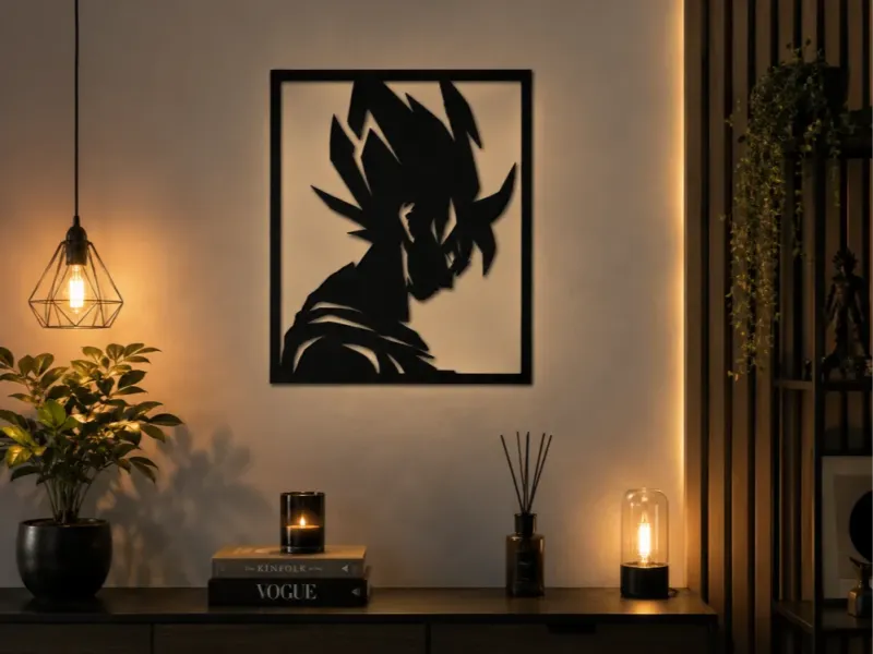 Moldura Decorativa – Goku