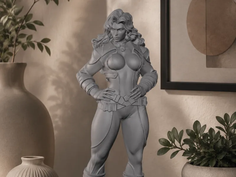 Rogue Marvel Superhero Comic Figurine Collectible FanArt