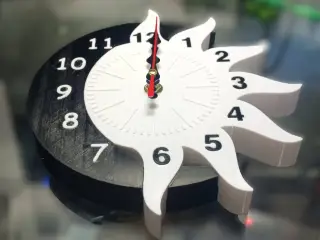 3D Sun & Moon Clock