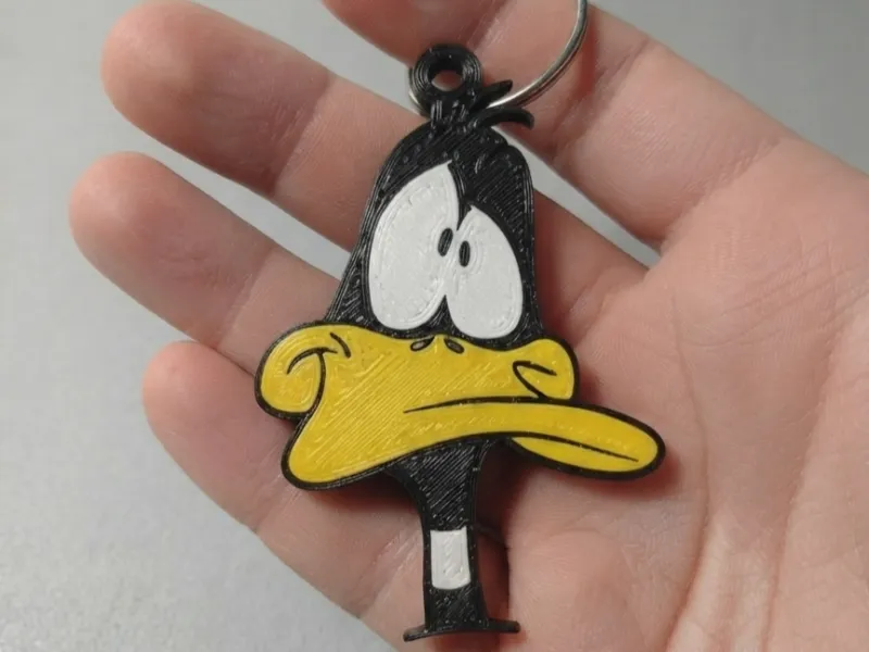 llavero cara pato lucas