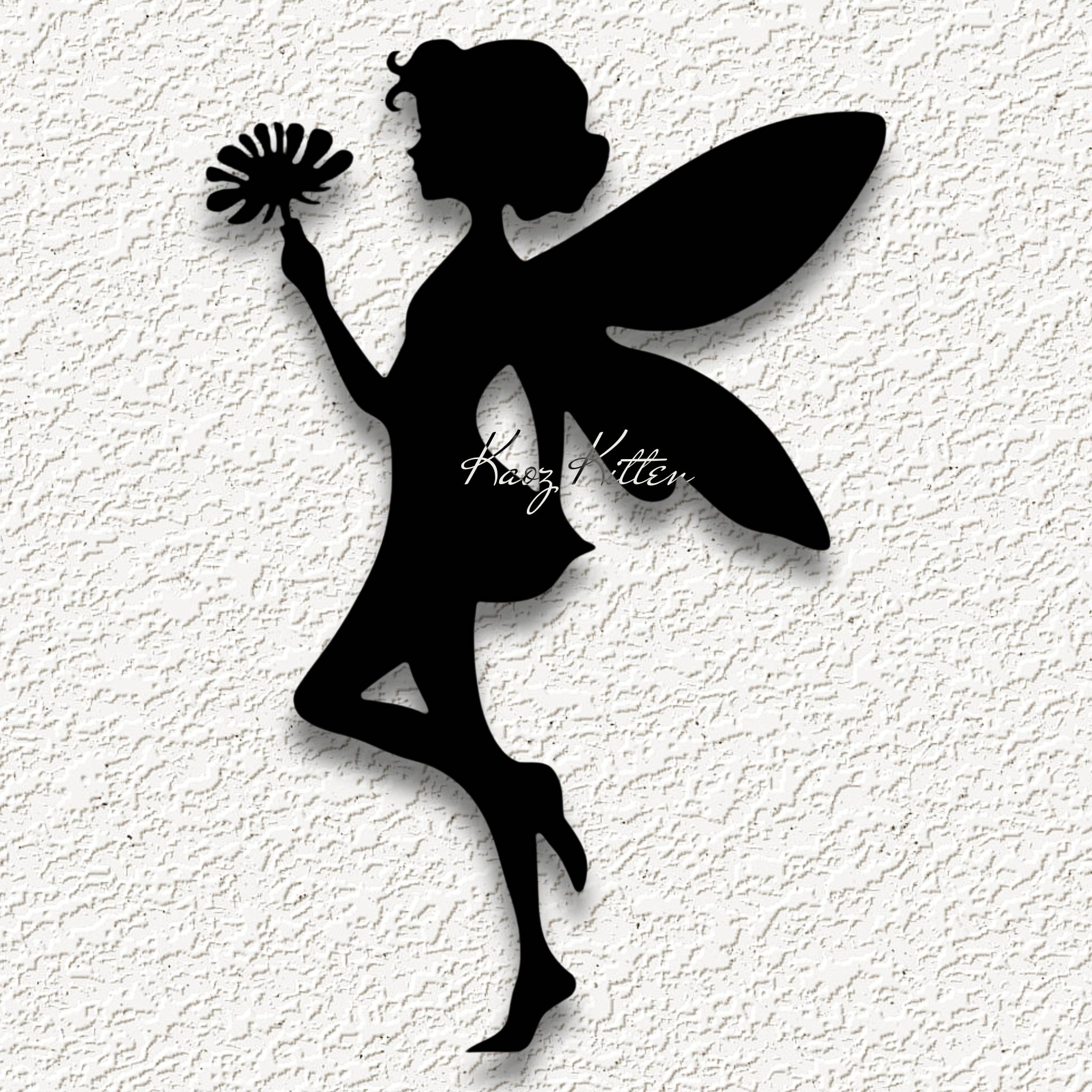 forest fairy with flower 1 wall art home decor