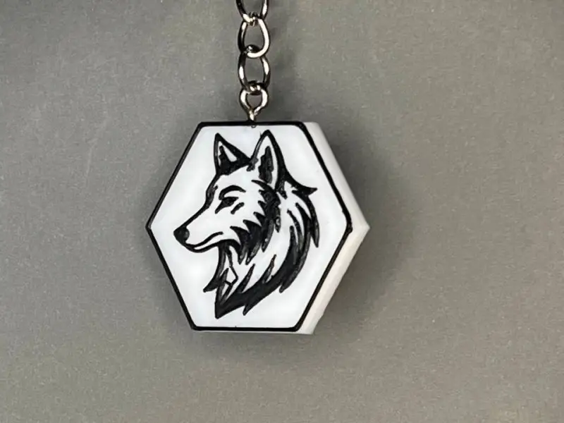 NFC-Keychain-Wolf