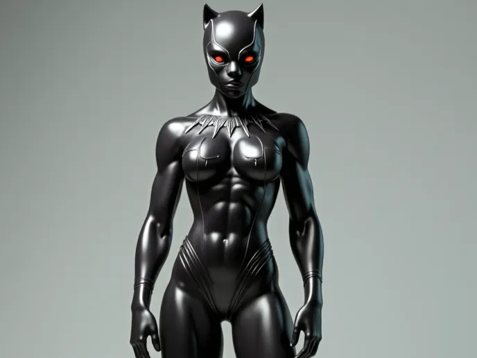 Modelo 15 - Pantera negra mulher color