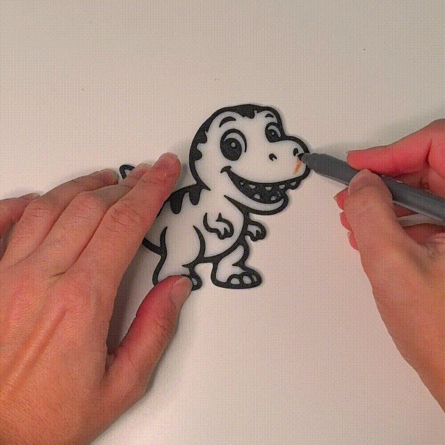 Reusable Dinosaur Coloring Book for Kids