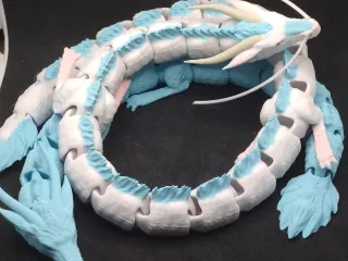 Articulated Kohaku River Spirit Dragon Toy