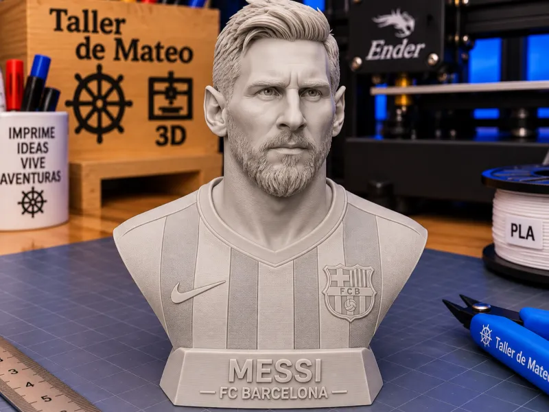 Messi barsa con  barba
